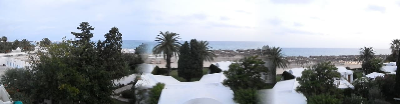 Panoramablick von unserer Terrasse aus The Orangers Beach Resort and Bungalows