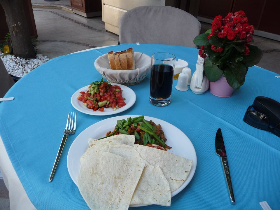 Lunch Chicken Fajitas... Dogan Hotel by Prana Hotels & Resorts