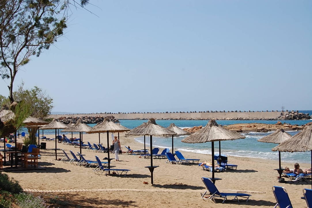 Toller Strand mit Strandbar Phãea Cretan Malia