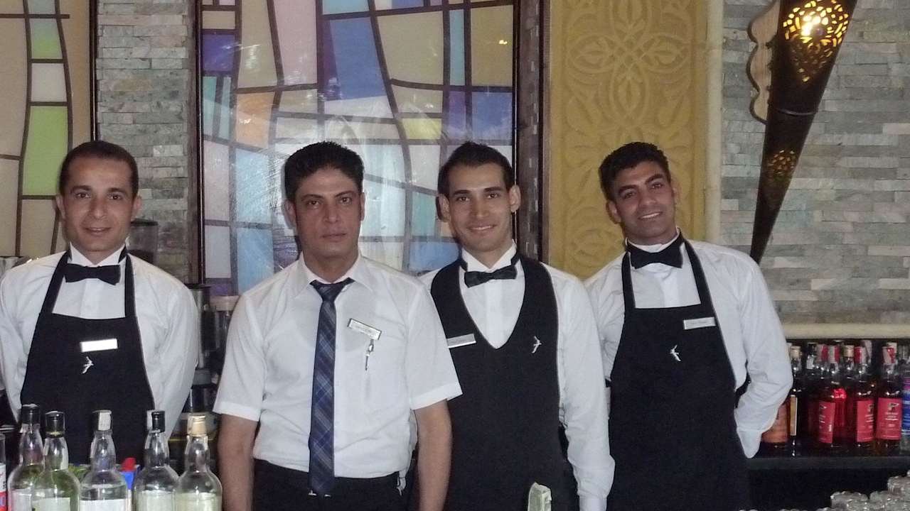 Super Service an der Lobbybar Pickalbatros Palace Resort