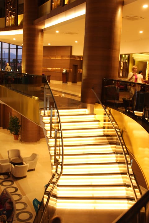 Treppe zur Lobby hoch Sunmelia Beach Resort