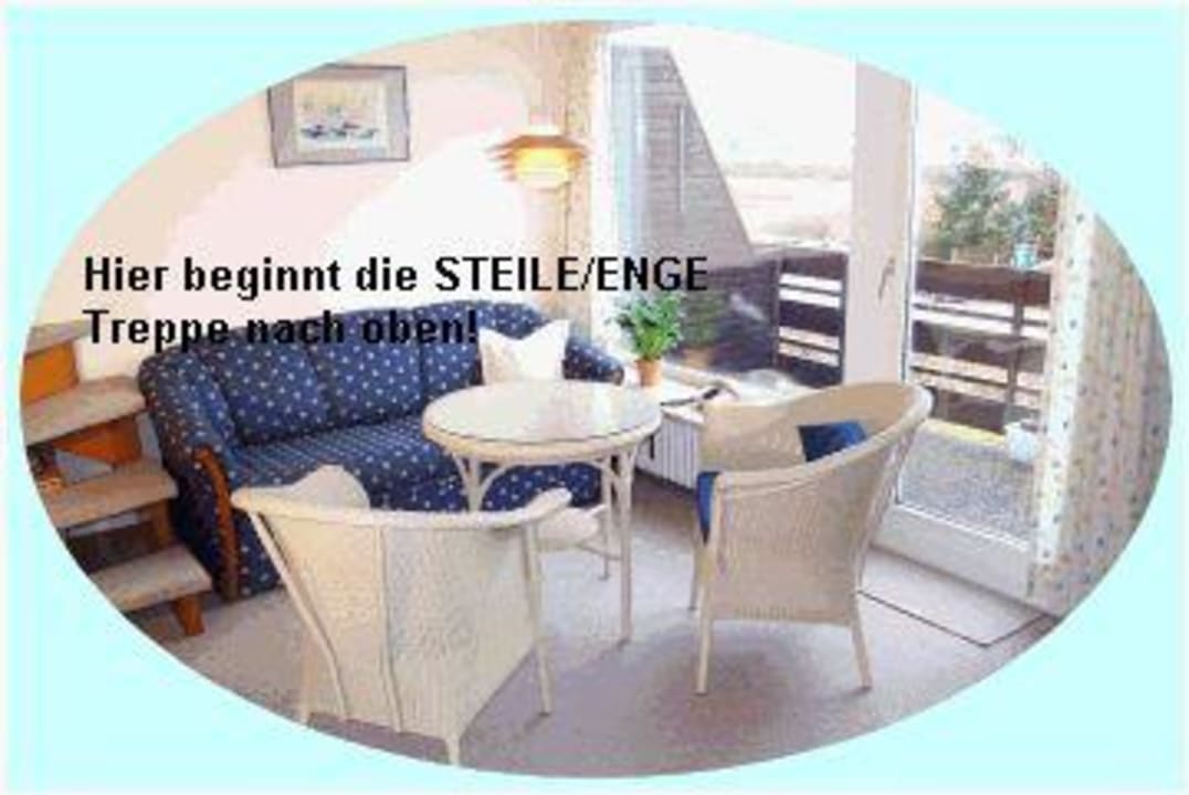 Treppe zum Schlafzimmer Risgap Appartements