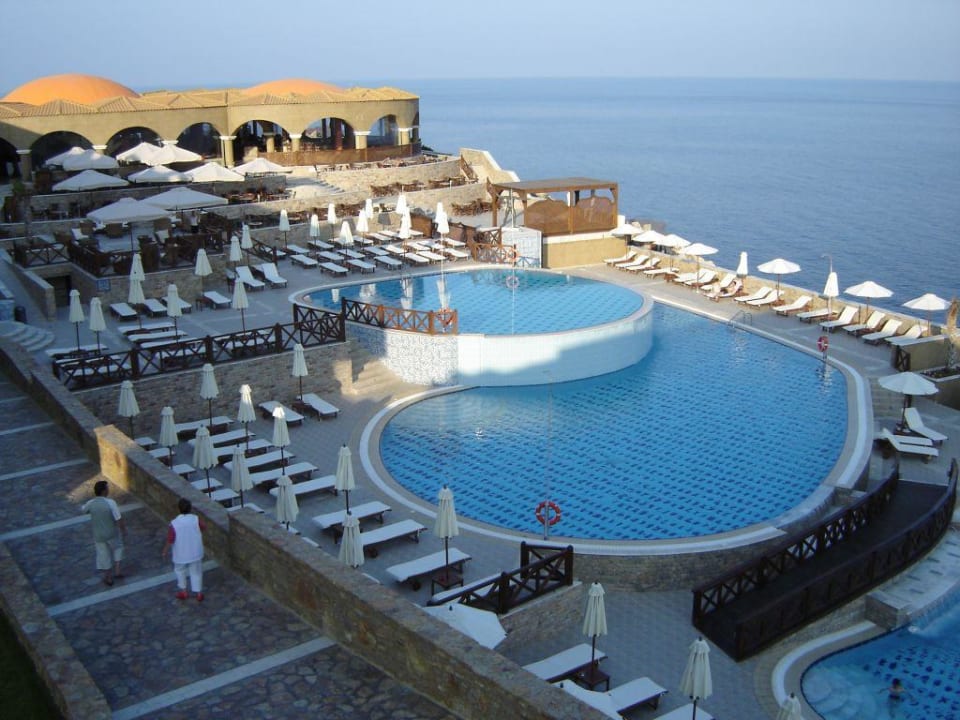 Die sensationelle Poolanlage Hotel Kalithea Horizon Royal