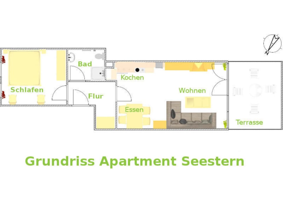 Zimmer Apartment Seestern