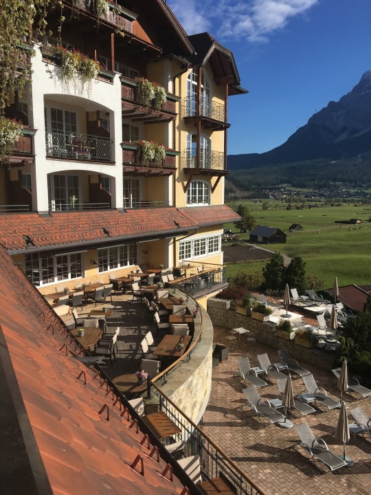 Ausblick Hotel Post Lermoos