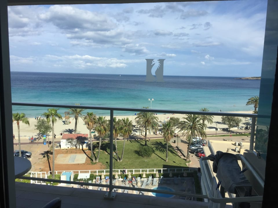 Ausblick von unserem Zimmer Hipotels Hipocampo