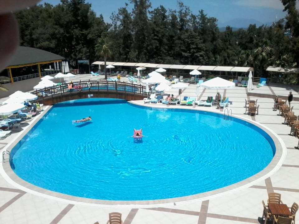 Ausblick aus dem Frühstückraum Club Sidelya Hotel
