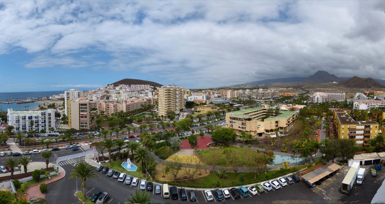 Panoramablick vom Balkon Sol Arona Tenerife