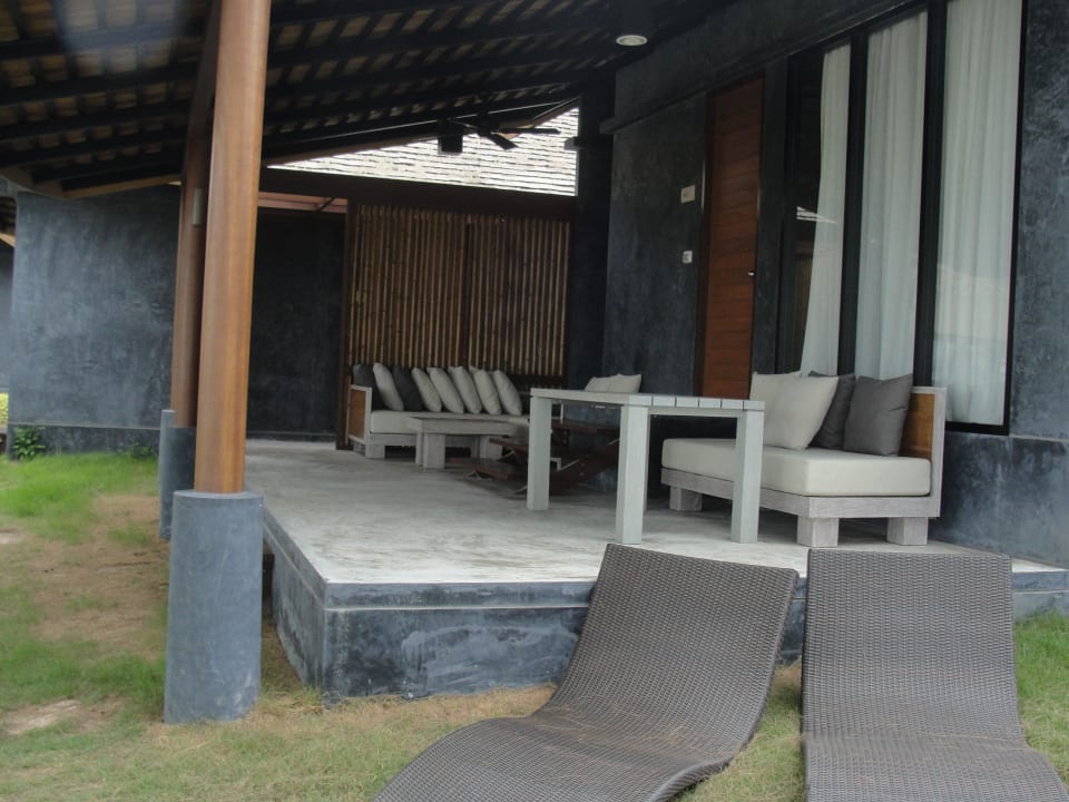 Sitzplatz einer Doppel-Villa Twin Lotus Resort and Spa (Adult Only / November to April)