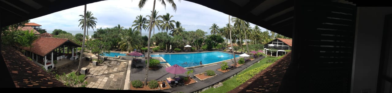 Aussicht von unserem Zimmer Thaala Bentota