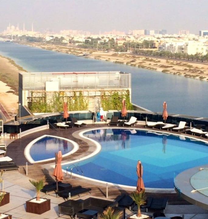 View from our room Hotel Novotel Abu Dhabi Gate