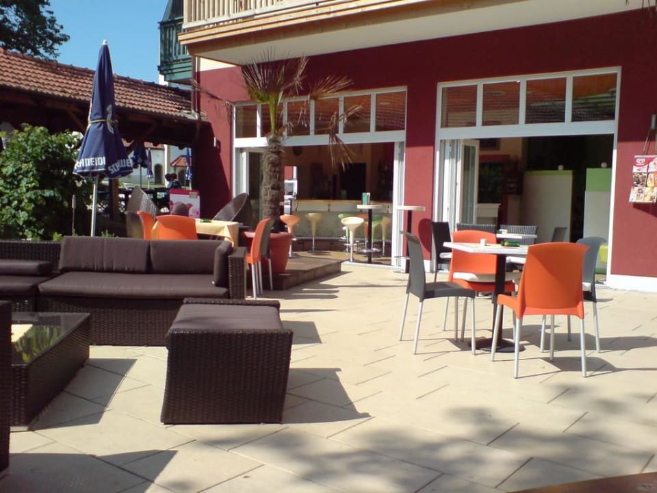 Die Bar am Vormittag Hotel Regenbogenland Zum Kramerwirt