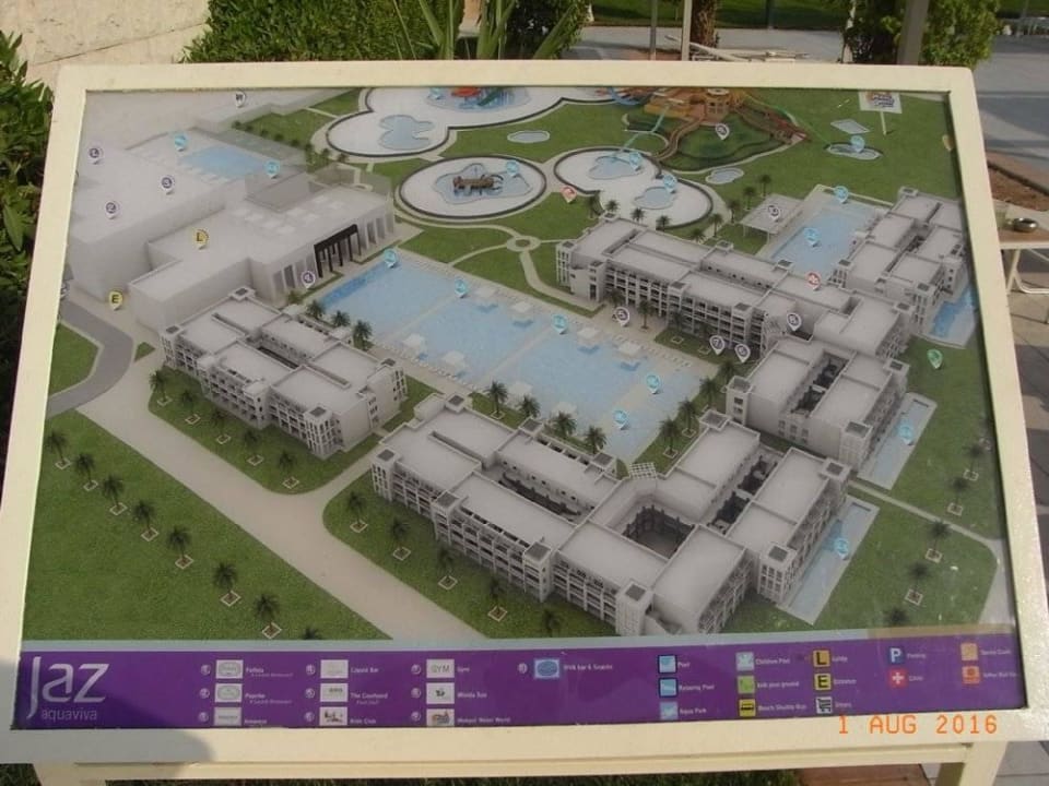 Übersicht Hotelanlage Jaz Aquaviva