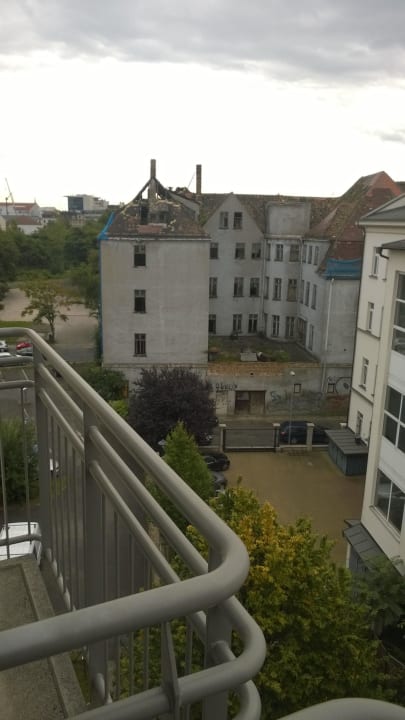 Blick in den Hof Victor's Residenz Hotel Leipzig