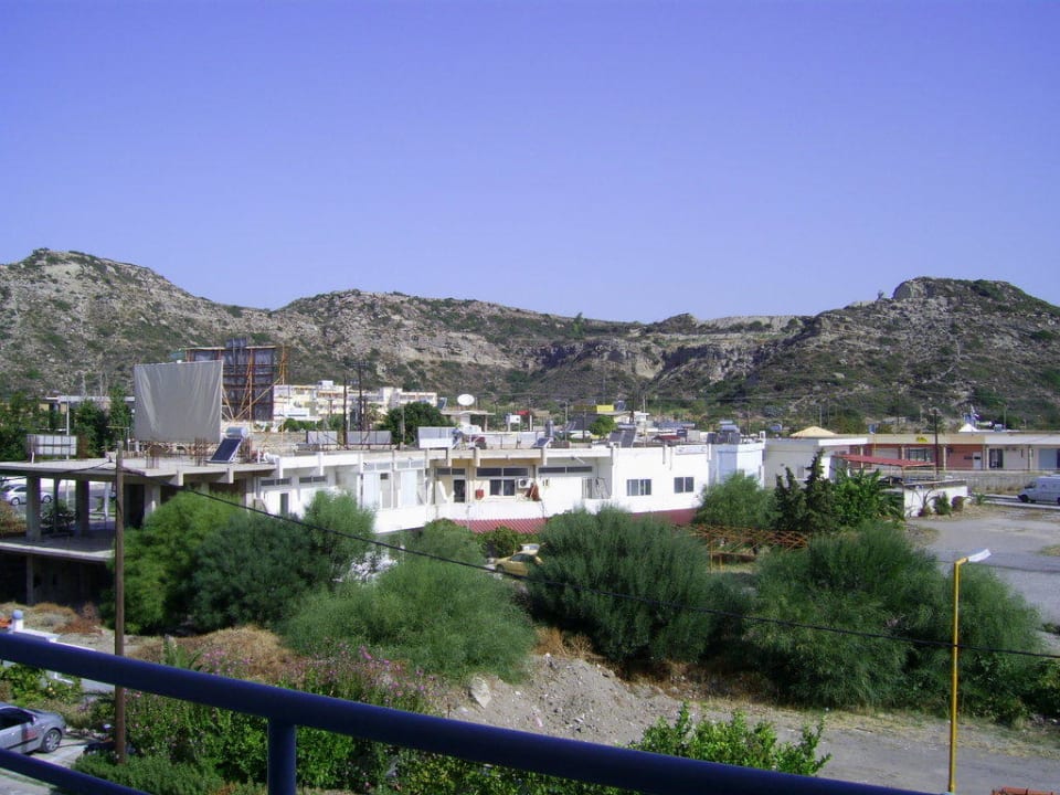 Ausblick auf die Berge Hotel Faliraki Bay