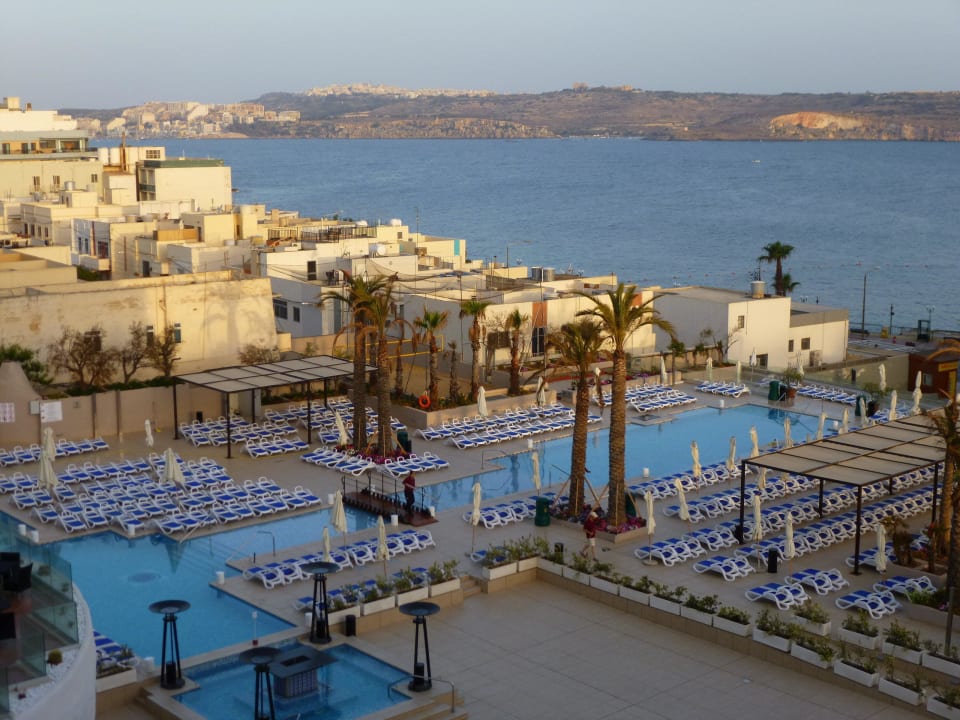 Blick vom Balkon db San Antonio Hotel + Spa