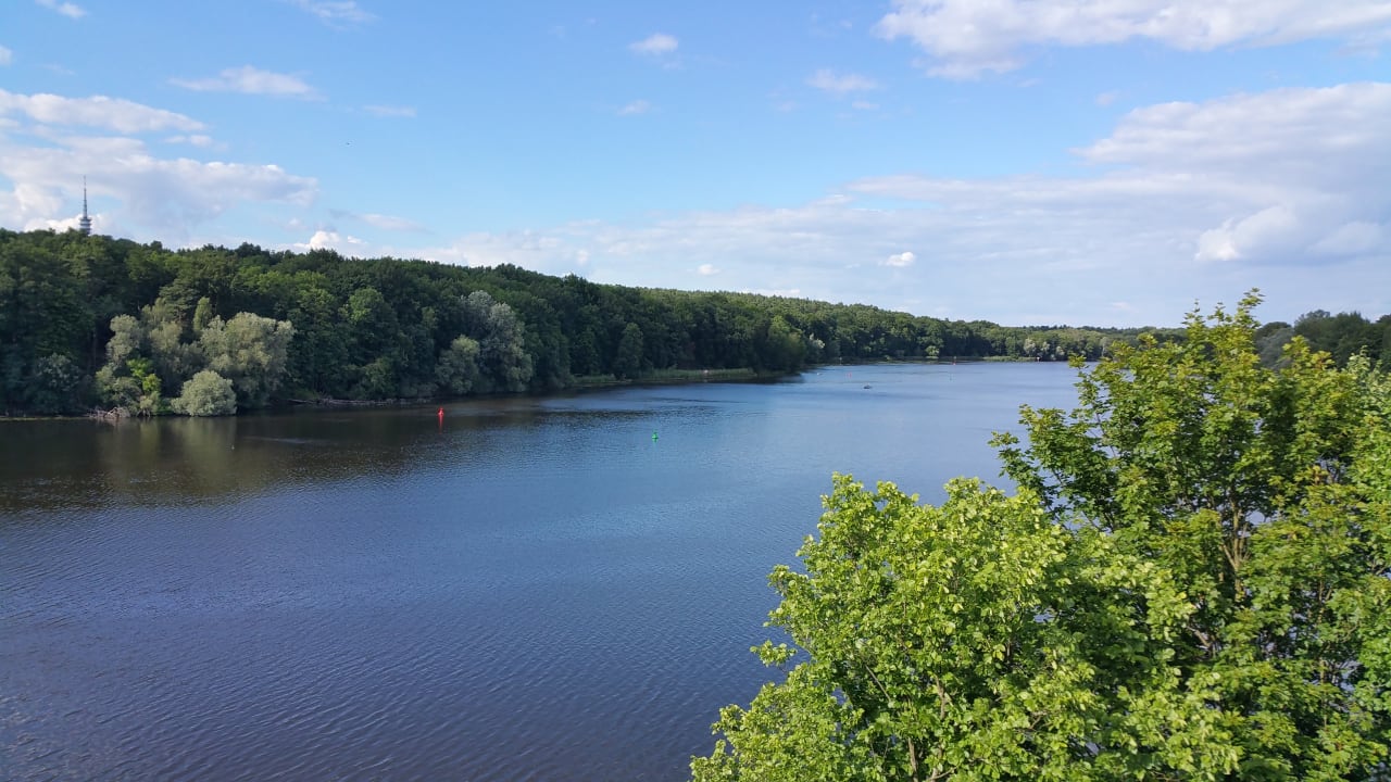 Blick zum Griebnitzsee Seminaris Avendi Hotel Potsdam