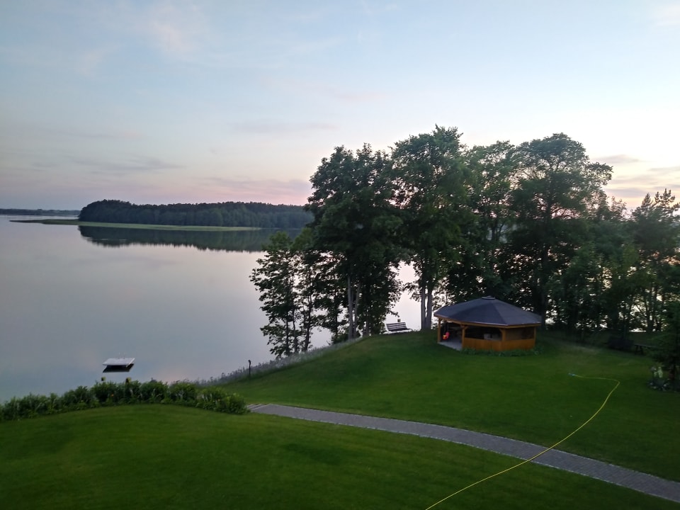 Außenansicht Pension Sajzy Haus am See