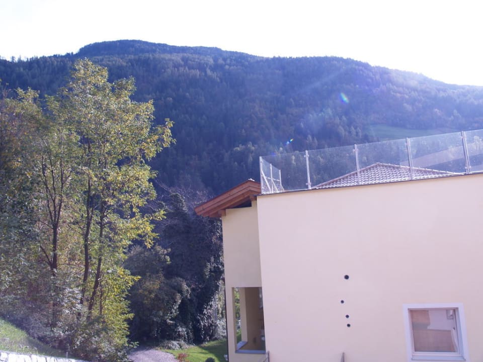 Blick vom Balkon Quellenhof Luxury Resort Passeier