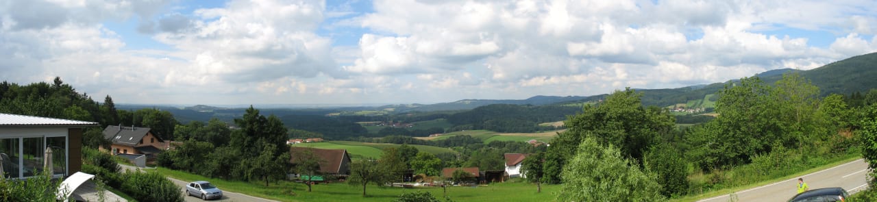 Blick vom Balkon Thula Wellnesshotel Bayerischer Wald