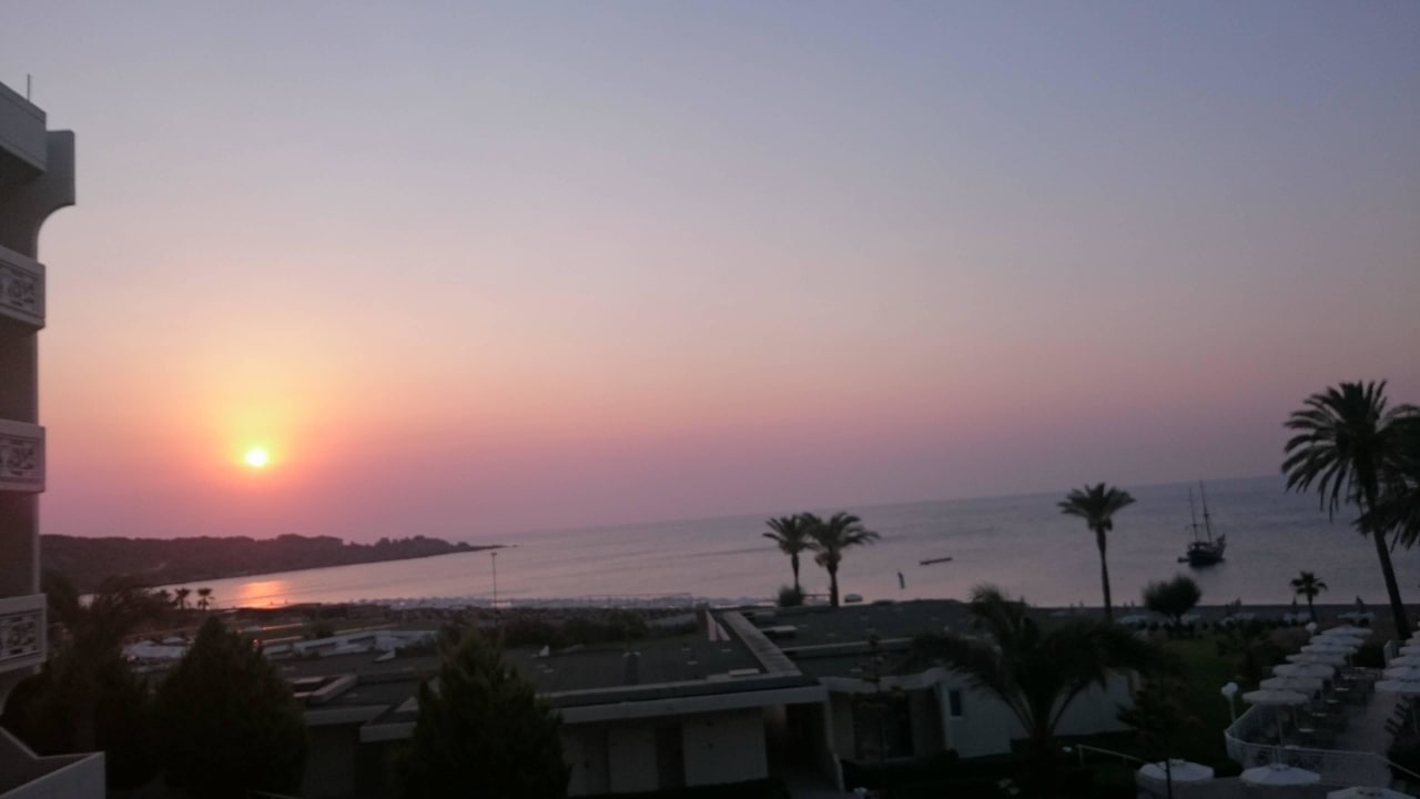 Aublick vom Zimmer 3107 Rodos Palladium Leisure & Wellness