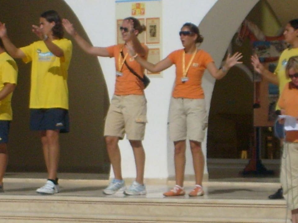 Ansage der Animation Djerba Castille