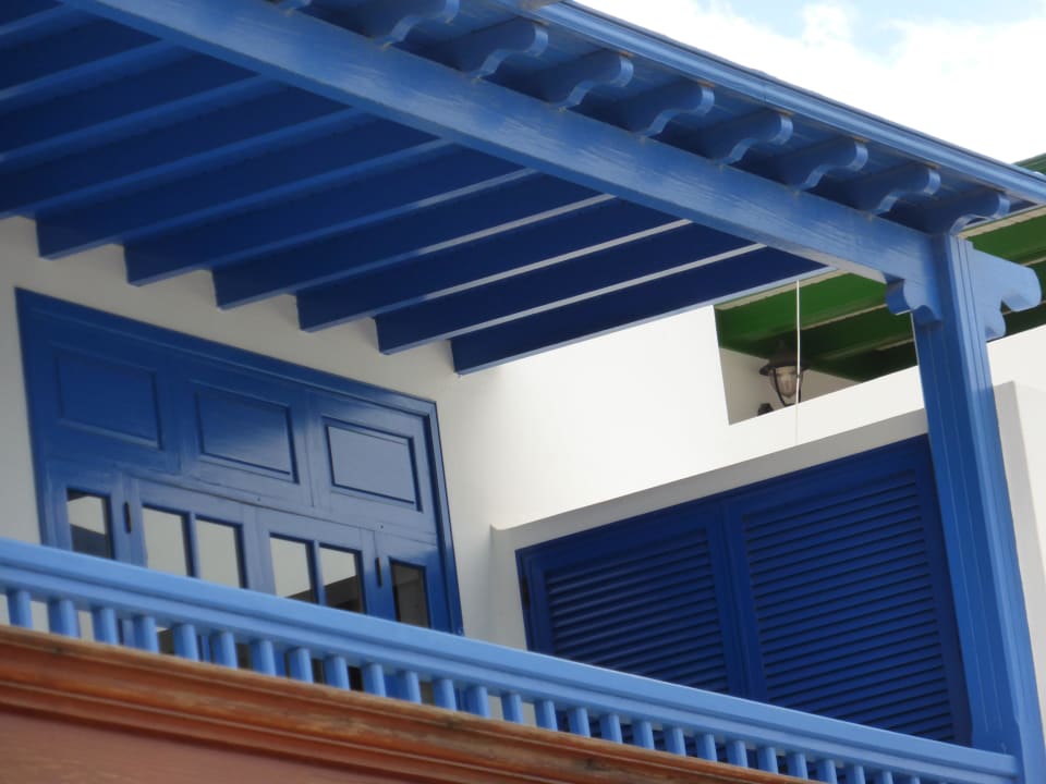 Balkon des "falschen" Appartements Hotel Casa Domingo