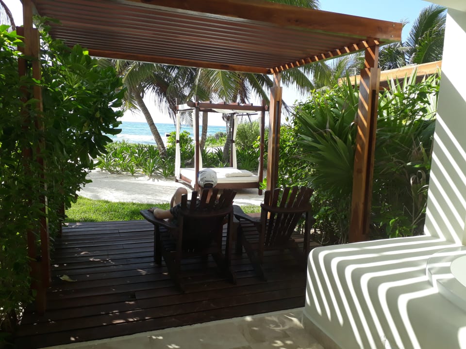 Terrasse der Juniorsuite Akumal Bay Beach & Wellness Resort