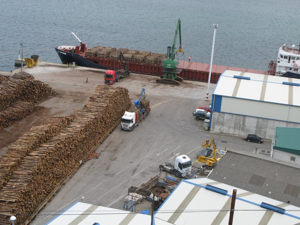 Ausblick Hotel Parador de Ribadeo