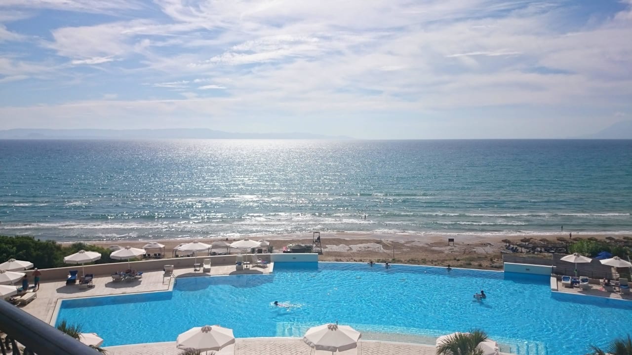 Vom Hauptrestaurant Grecotel La Riviera at Riviera Olympia & Aqua Park