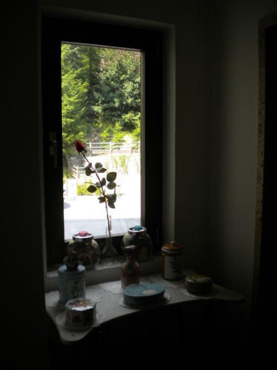 Corridor window Hotel Cima Belpra