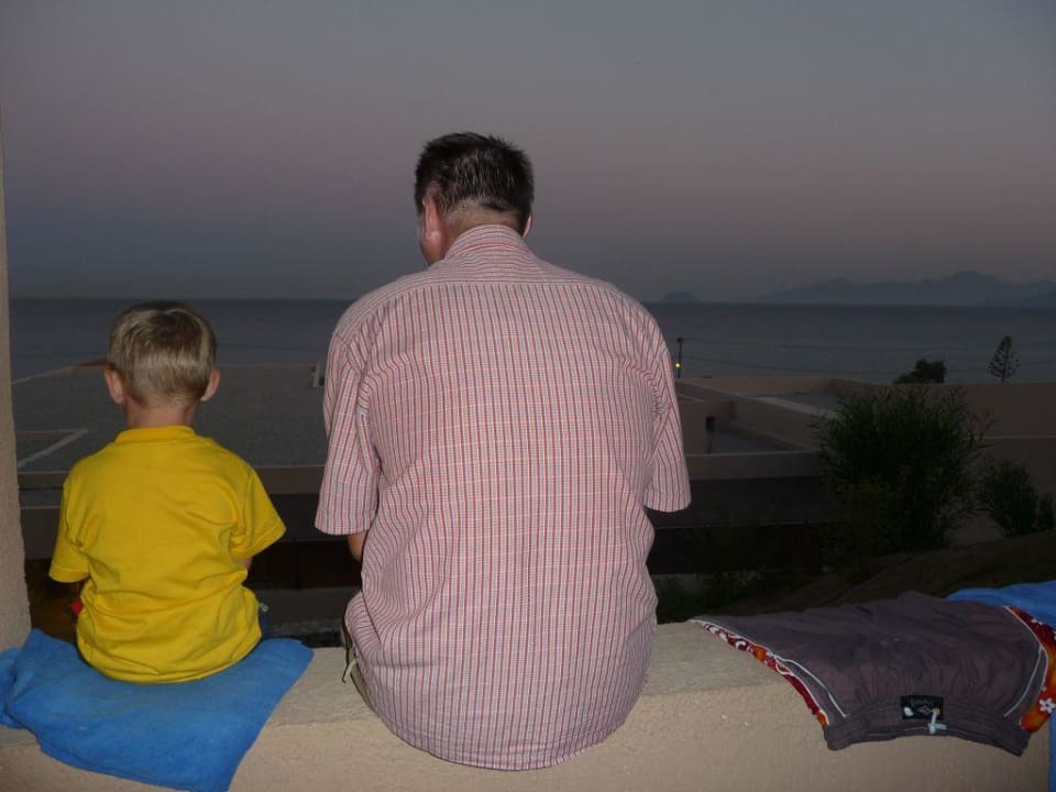Aussicht aus dem Zimmer auf das Meer Atlantica Mikri Poli Kos