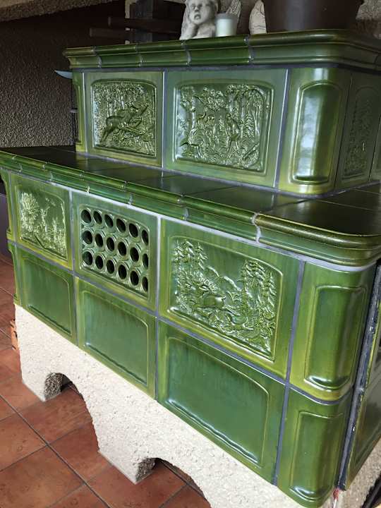 Wunderschöner Kachelofen Montara Suites Bodenmais