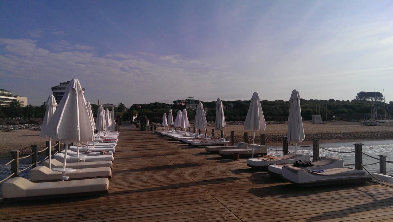 Blick vom Steg Voyage Belek Golf & Spa