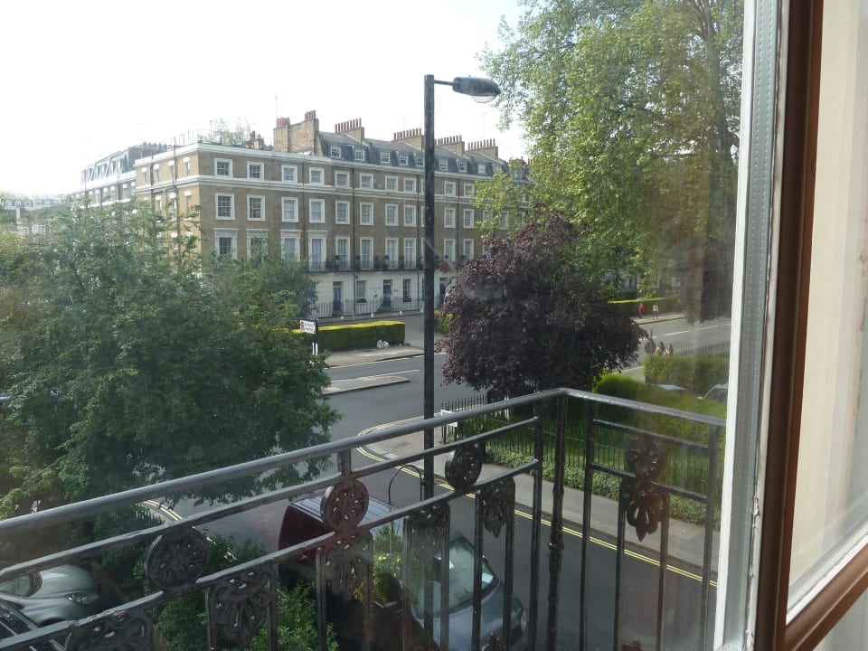 "Aussicht" Zimmer 206 zur rechten Seite Hotel Seymour