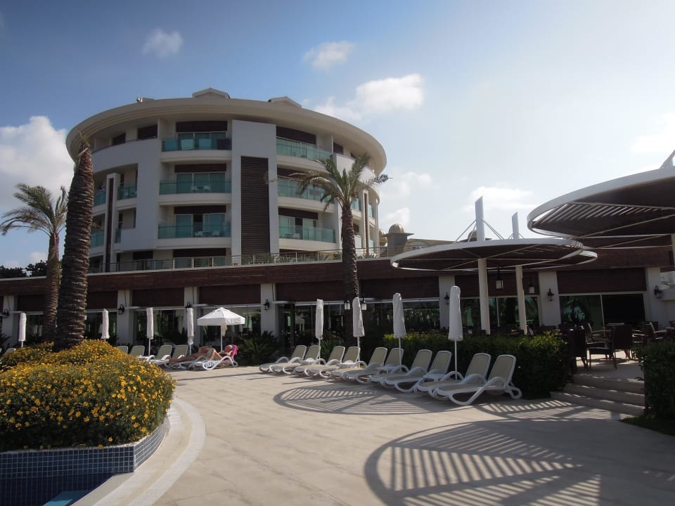 Blick auf die Deluxe Zimmer Sunis Evren Beach Resort Hotel & Spa