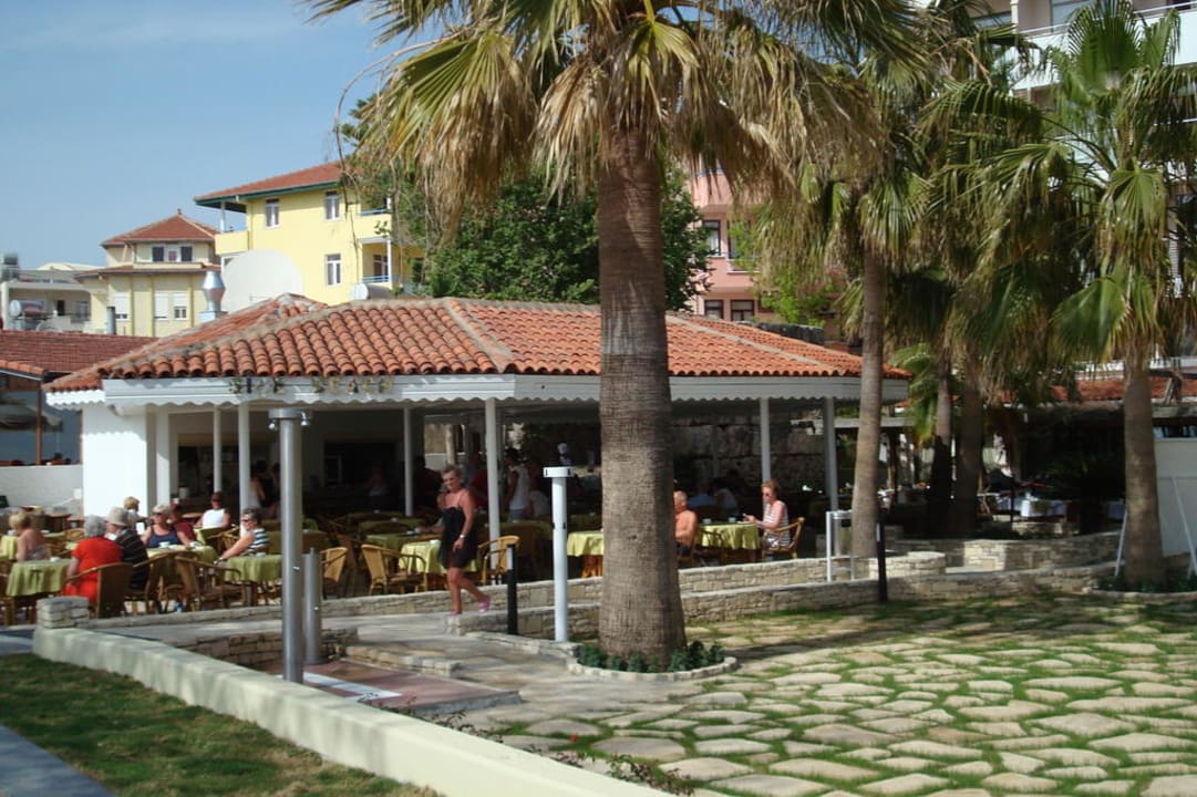 Blick von der neuen Promenade Trendy Side Beach Hotel - Adults only