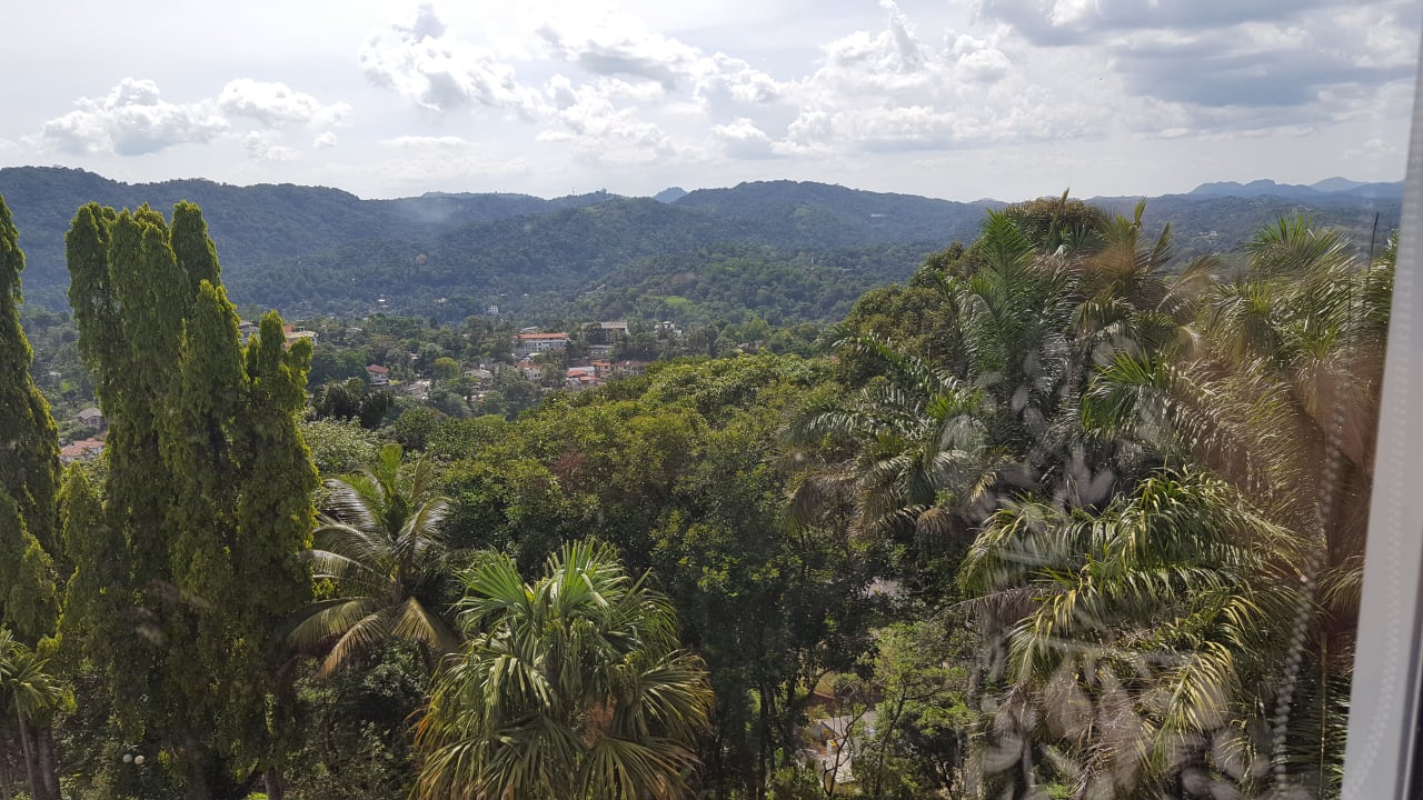Ausblick vom Zimmer am Nachmittag  Hotel Topaz