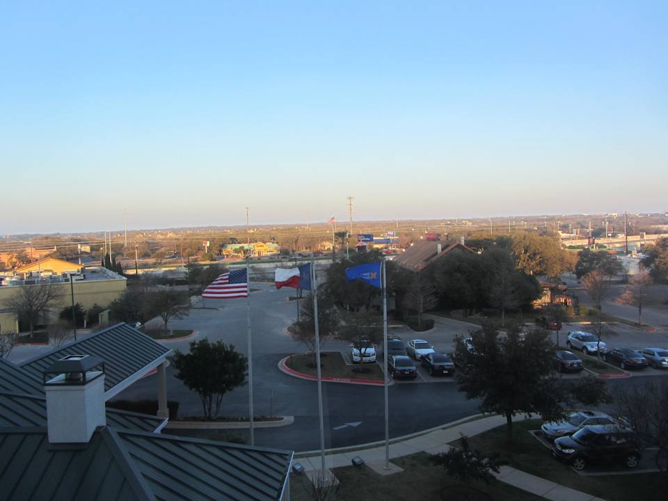 Hilton Garden Inn - Ausblick 2. Stock Hotel Hilton Garden Inn Austin NW/Arboretum
