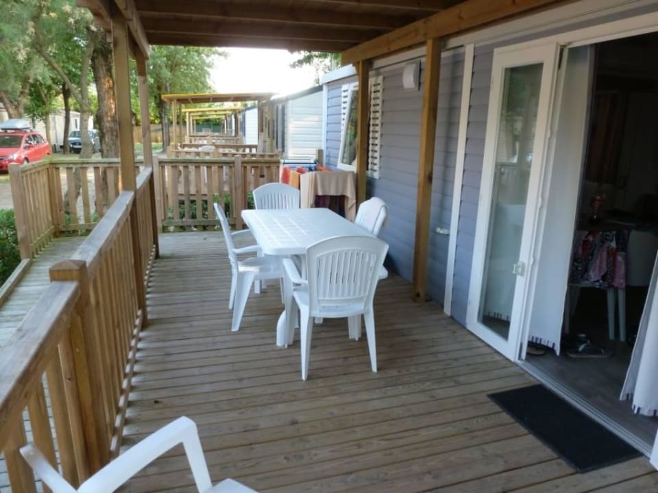 Terrasse Mobilheim Venezia Club del Sole Vigna sul Mar Family Collection