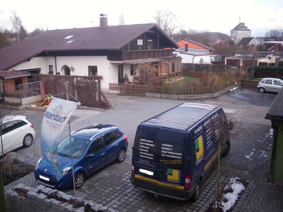 Blick aus dem Zimmer. Es war ruhig. Hotel-Gasthof-Fellner