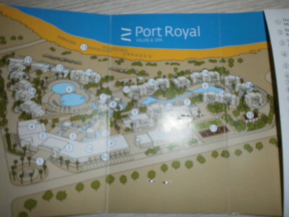 Lage der Zimmer/Bungalows SENTIDO Port Royal Villas & Spa