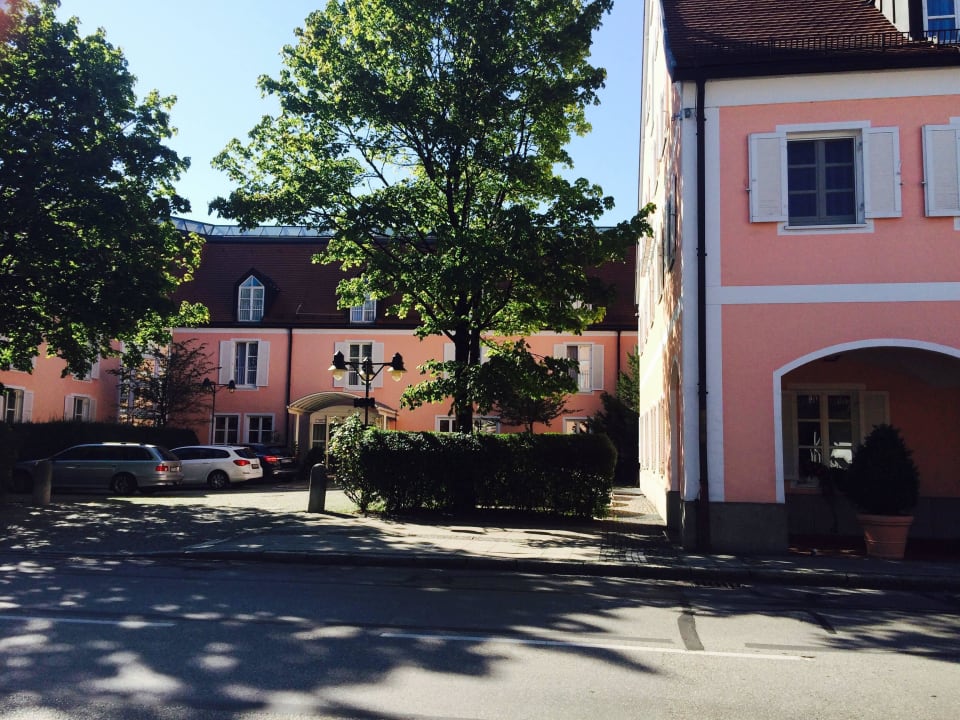 Hotel von der Bushaltestelle Richtung München Hotel SchreiberHof