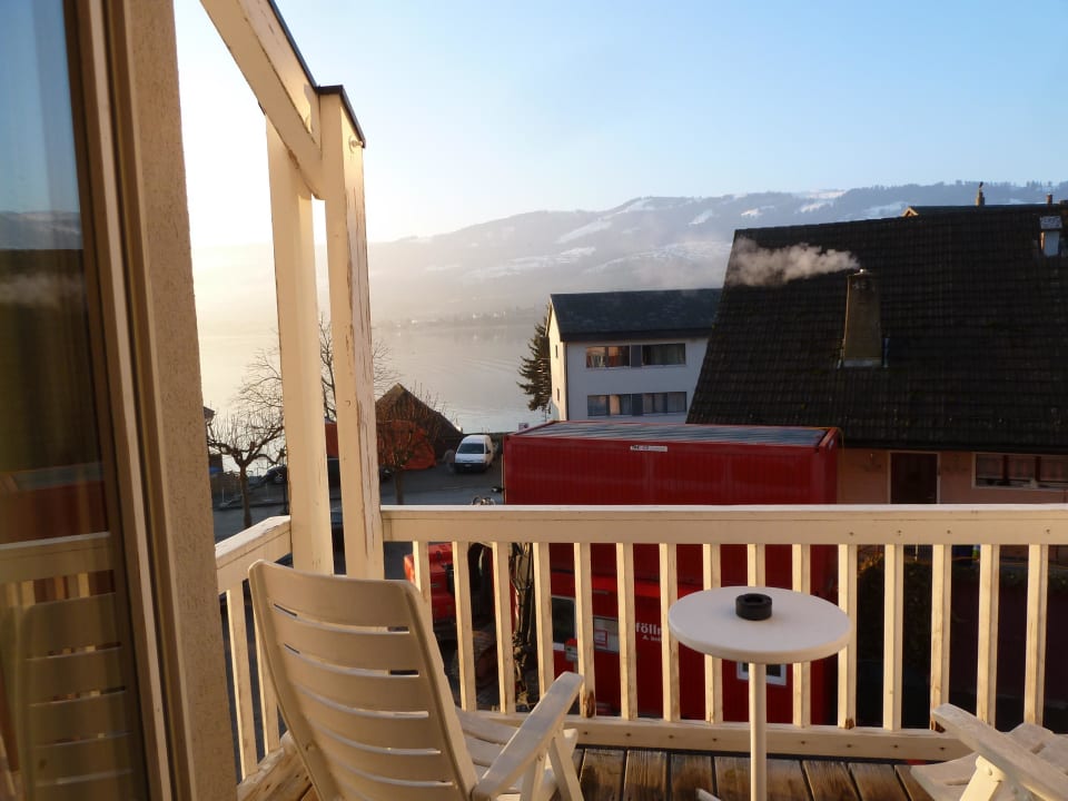 Aussicht vom Balkon Hotel Rössli
