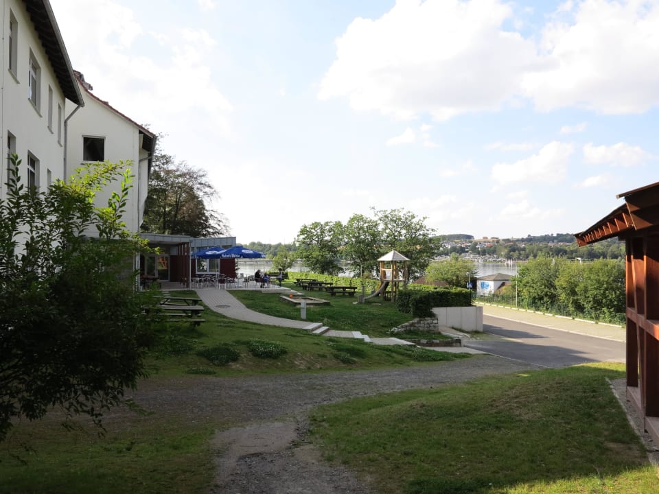 Terrasse Jugendherberge Möhnesee