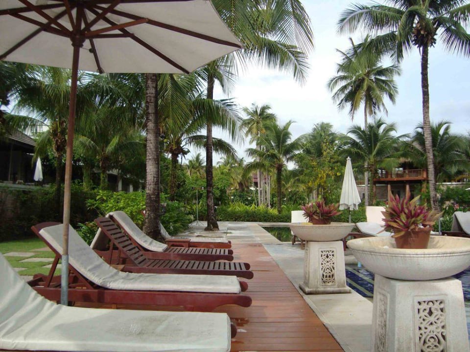 At the pool Palm Galleria Resort
