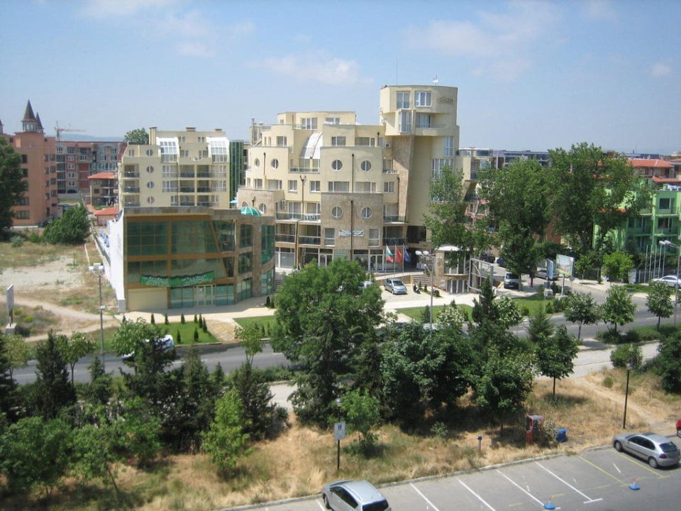 Ausblick vom Balkon Hotel Aktinia