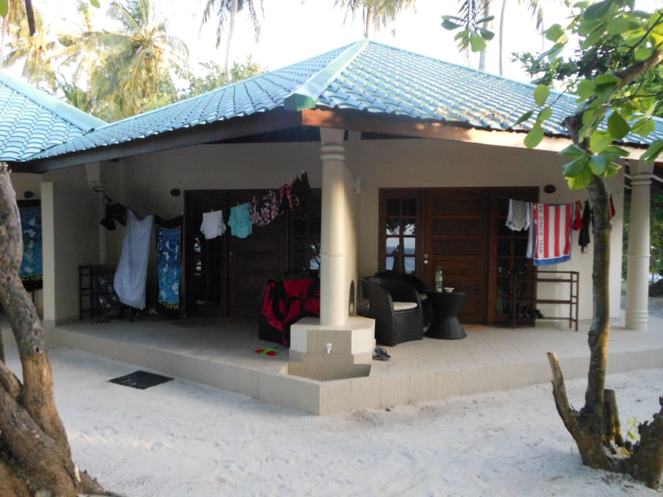 Aussenansicht Bungalow 42/43 Embudu Village