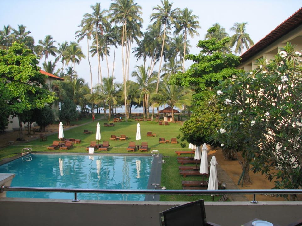 Blick vom Restaurant Mermaid Hotel & Club