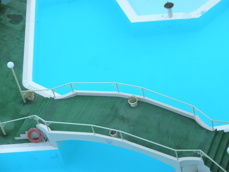 Pool von oben Olympos Beach Hotel